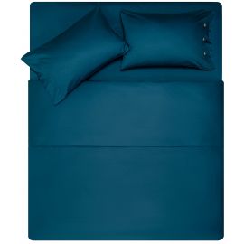 ARDESTO КПБ 1.5сп Mix&Match, підковдра 160х220см, простирадло 180х240см, наволочки (2) 50х70см, 100% бавовна, сатин, синій
