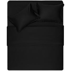 ARDESTO КПБ 2.0сп Mix&Match Premium, підковдра 200х220см, простирадло 240х260см, наволочки (2) 50х70см, 100% бавовна, сатин, чорний