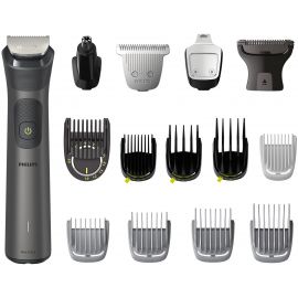 Philips Тример Series 7000, для обличчя, голови, тіла, акум., насадок-15, сталь, сіро-чорний