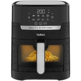 Tefal Мультипіч Easy Fry&Grill Vision Window, 1550Вт, чаша-4.2л, сенсорне керув., 10 програм, з віконцем, пластик, чорний