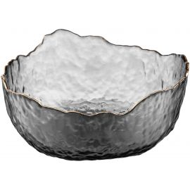 ARDESTO Салатник Bell, 16.5см, скло, сірий