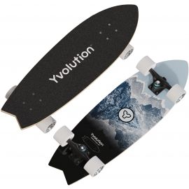 YVolution Скейтборд Dynamo Cruiser LED 76см, синій
