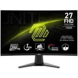 MSI Монітор 27" MAG 27C6X 2xHDMI, DP, USB-C, 2xUSB, Audio, VA, 250Hz, 1ms, sRGB 99%, CURVED, AdaptiveSync
