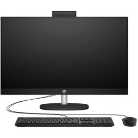 HP Комп'ютер персональний моноблок All-in-One 27" FHD IPS AG, AMD R7-7730U, 16GB, F512GB, UMA, WiFi, кл+м, DOS, чорний