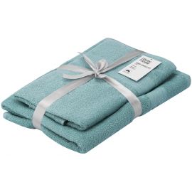 ARDESTO Набір рушників махрових Essence 50х90см, 70х140см, 2шт, 100% бавовна, аква