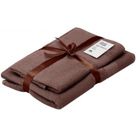 ARDESTO Набір рушників махрових Essence 50х90см, 70х140см, 2шт, 100% бавовна, коричневий