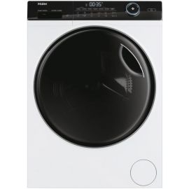 Haier Прально-сушильна машина фронтальна, 9(6)кг, 1400, A, 60см, дисплей, пара, інвертор, люк чорний, прямий привід, білий