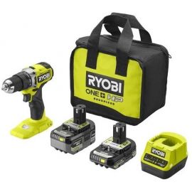 Ryobi Шурупокрут-дриль акумуляторний ONE+ HP RPD18C-242S 18В 1х2А·год 1х4А·год ЗП 54Нм 450·1700об·хв 1кг сумка