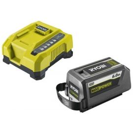 Ryobi Набір акумулятора та зарядного пристрою Max Power RY36BK60B-160 36В 1х6А·год ЗП 6А швидкозарядний
