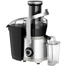 Tefal Соковитискач Nutri XXL відцентрований 1000Вт, чаша-0.8л, жмих-2.2л, жолоб на ціле яблуко, пластик/метал, чорний-нержавіюча сталь