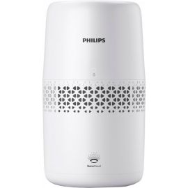 Philips Зволожувач повітря традиційне зволоження, 30м2, 2л, 190мл/г, мех. кер-ння, авт. вимк, білий
