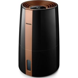 Philips Зволожувач повітря традиційне зволоження, 45м2, 3л, 300мл/г, електр. кер-ння, авт. вимк, дисплей, чорний
