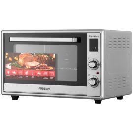 ARDESTO Піч електрична Elegance, 60л, 2000Вт, електр., конвенція, подвійне скло, рожен, сірий
