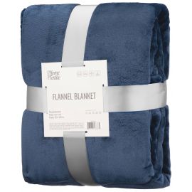 ARDESTO Плед Flannel 160х200см, 100% поліестер, синій темний