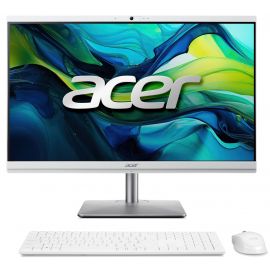 Acer Комп'ютер персональний моноблок Aspire C24-195ES 23.8" FHD Intel U7-155U, 32GB, F1TB, UMA, WiFi, кл+м, 3р, без ОС, сірий