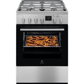 Electrolux Плита комбінована, 58л, 60x60см, дисплей, конвекція, чавун, пара, нерж