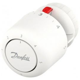 Danfoss Термостатичний елемент Aero, RA, +7...28 °C, Click, вбудований датчик, білий