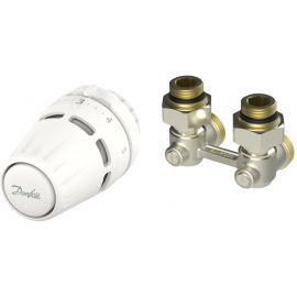Danfoss Комплект термостатичний Regus RA + RLV-KB, 1/2", кутовий