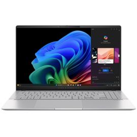 ASUS Ноутбук Vivobook S 15 S5507QA-MA044W 15.6" 3K OLED, Qualcomm X Plus X1P 42 100, 16GB, F512GB, UMA, Win11, Сріблястий
