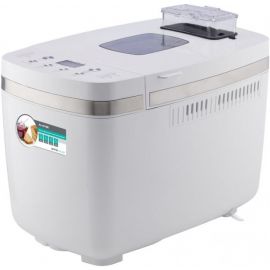 Gorenje Хлібопічка 750Вт, програм-14, макс.вага -1.350кг, форма прямокутник, пластик, білий