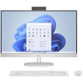 HP Комп'ютер персональний моноблок All-in-One 27" FHD IPS AG, Intel U7-155U, 16GB, F512GB, UMA, WiFi, кл+м, DOS, білий