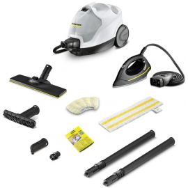 Karcher Пароочисник SC 4 EasyFix Iron, 2000Вт, 800мл, 3.5Бар, праска в компл, біло-чорний