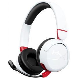 HyperX Гарнітура ігрова Cloud Mini, mini-jack/BT, 1.2м, білий-червоний