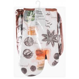 ARDESTO Набір прихваток для кухні Spice 17х28см, 20х20см, 90% поліестер, 10% бавовна