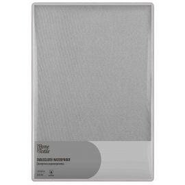ARDESTO Скатертина Waterproof 120х140см, 100% поліестер, сірий