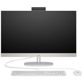 HP Комп'ютер персональний моноблок All-in-One 27" FHD IPS AG, AMD R5-7520U, 16GB, F512GB, UMA, WiFi, кл+м, DOS, білий