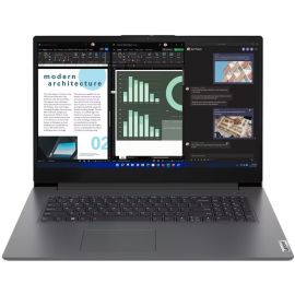 Lenovo Ноутбук V17-G4 17.3" FHD IPS AG, Intel i3-1315U, 16GB, F512GB, UMA, Win11P, сірий