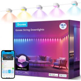 Govee Стрічка світлодіодна розумна H608A String Downlights, 5м, RGBIC, WI-FI/Bluetooth, білий