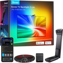 Govee Набір адаптивного підсвічування H6099 Backlight 3 Lite 75-85', RGBIC, WI-FI/Bluetooth, чорний