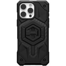 UAG Чохол+магнітне кільце-тримач для iPhone 16 Pro Max, Monarch Pro Magsafe, Carbon Fiber/Black Stand