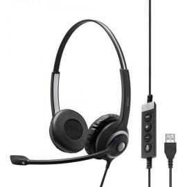 Epos Гарнітура комп'ютерна стерео On-Ear IMPACT SC 260 USB MS II, USB, односпрямований, сертифікат Microsoft Teams, 2.9м, Чорний