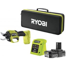 Ryobi Секатор акумуляторний ONE+ HP RY18SCXA-120T 18В акб 1х2А·год ЗП d різа 28мм 0.83кг кейс