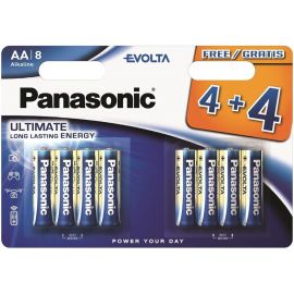 Panasonic Батарейка Evolta лужна AA блістер, 8 шт.