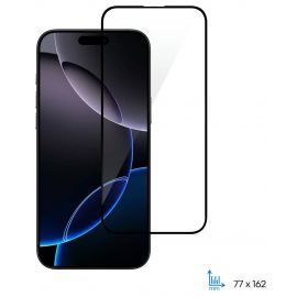 2E Захисне скло для Apple iPhone 16(6.1), 2.5D FCFG, (1 Pack), чорна рамка