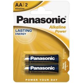 Panasonic Батарейка ALKALINE POWER лужна AA блістер, 2 шт.