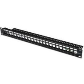 Digitus Рама 19", 1U, для складальної патч-панелі 24 порти, чорна