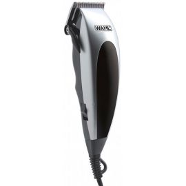 Moser Машинка для стриження WAHL HomePro, від мережі, вібраційний мотор, насадок-8, кейс,ножиці, гребінець в компл, сталь, чорно-сріблястий