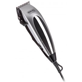 Moser Машинка для стриження WAHL HomePro Deluxe Combo, від мережі, вібраційний мотор, насадок-12, міні-тример у компл., сріблястий