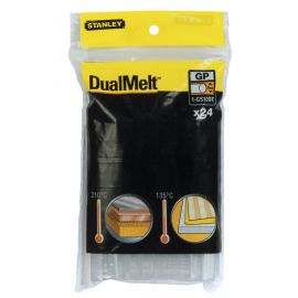 Stanley Клейові стрижні DualTemp, 7х100мм, 24шт, прозорий