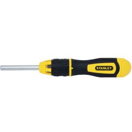 Stanley Викрутка Stnley Multibit, бітотримач реверсний 1/4", 10 біт, SL, PH, PZ, SQ, Torx