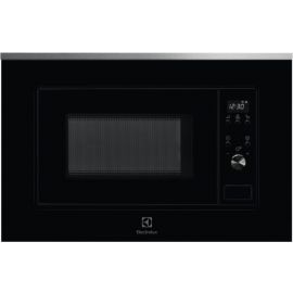 Electrolux Мікрохвильова піч вбудована, 17л, електрон. керування, 700Вт, дисплей, чорний+нерж