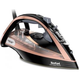 Tefal Праска Ultimate Pure, 3200Вт, 350мл, паровий удар -260гр, постійна пара - 60гр, керам. підошва, чорно-рожевий