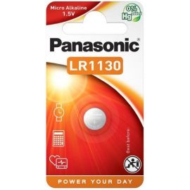 Panasonic LR1130(389, V10GA, AG10, RW49, G10, GP89A, LR54) блістер, 1 шт.
