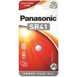 Panasonic Батарейка срібло-цинкова SR41(392, V392, D392) блістер, 1 шт.