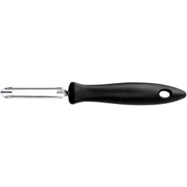 Fiskars Овочечистка вертикальна Essential, з рухомим лезом, 18.4см, нержавіюча сталь, пластик, чорний
