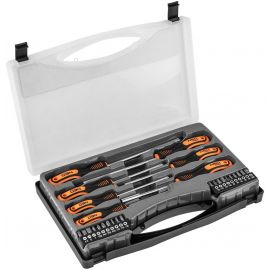 Neo Tools Викрутки, набір 27 од., 6 викруток SL та PH, бітотримач 1/4", 20 біт, SL, PH, Torx, HEX, кейс